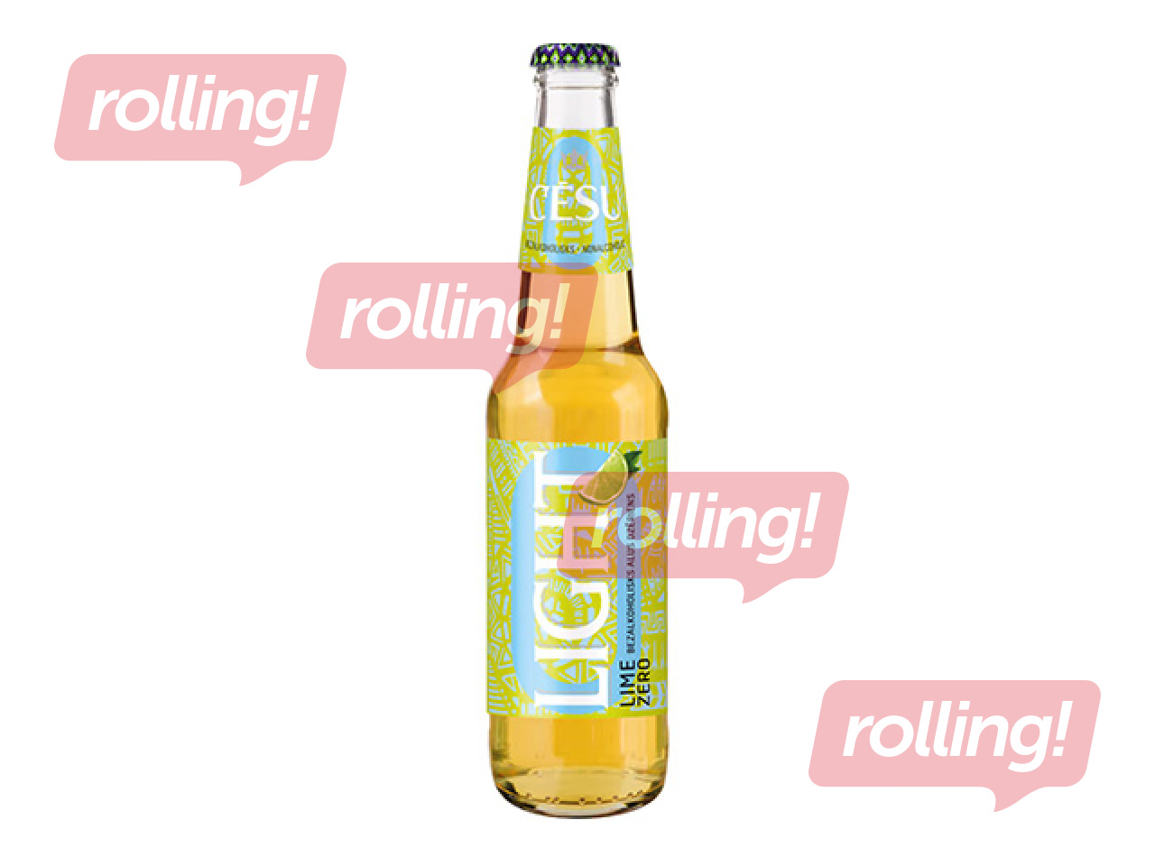 Безалкогольный пивной напиток Cēsu Light, Lime Zero, 330ml (депозит включён в цену)