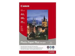 Fotopaber Canon Plus SG-201, Semi-glossy, A4, 260 g/m², 20 lehte