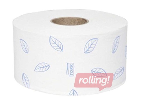 Tualetes papīrs Tork Premium Mini Jumbo T2, 12 ruļļi, 2 slāņi, balts +AKCIJA Pērc Tork tualete