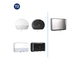 Tualetes papīrs Tork Universal Mini Jumbo T2, 2 slāņi, balts, 12 ruļļi