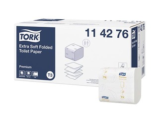 Туалетная бумага Tork Premium Extra Soft T3, 2 слоя, белая, 30 пачек