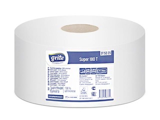 Toilet paper Grite Super 180T, Ø18 cm, 12 rolls, 2 layers, white