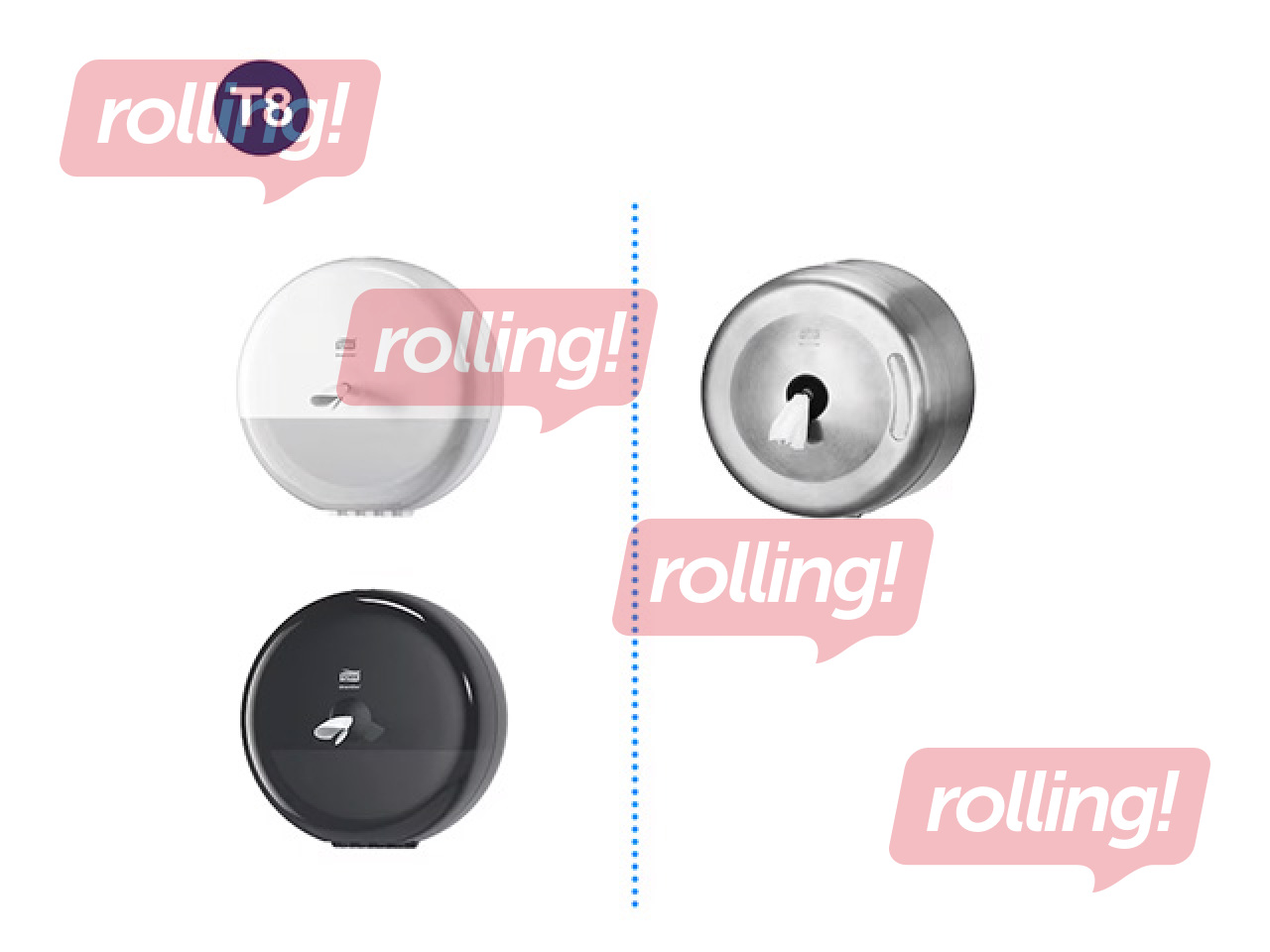 Toilet paper Tork Smart One, 2 layers, white, 6 rolls