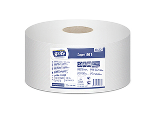 Toilet paper Grite Super 150 Extra Ø18, 12 rolls, 2 layer, white