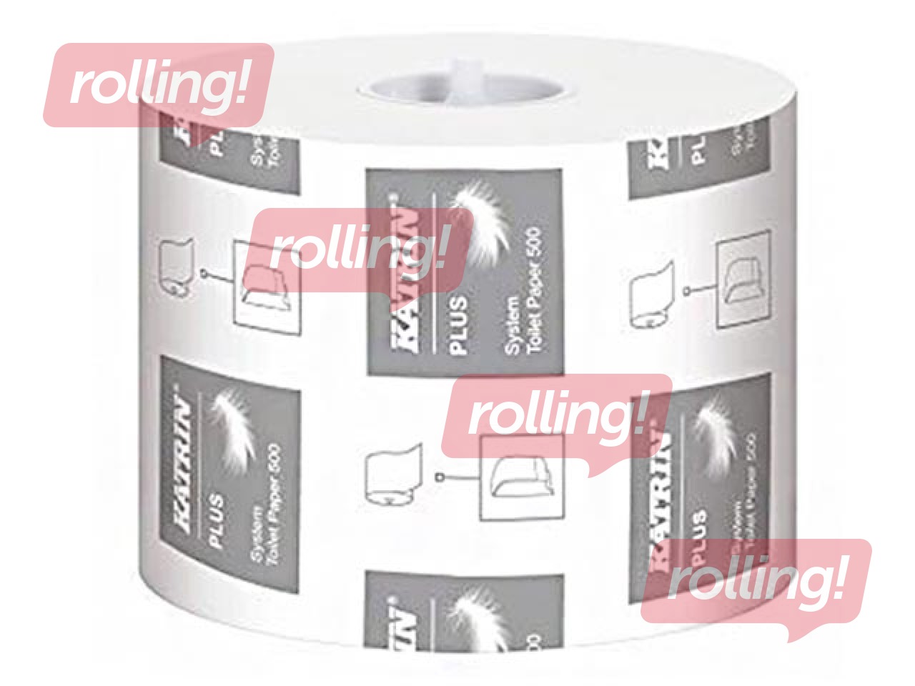 Tualetes papīrs Katrin Plus System Toilet, 36 ruļļi, 2 slāņi, balts