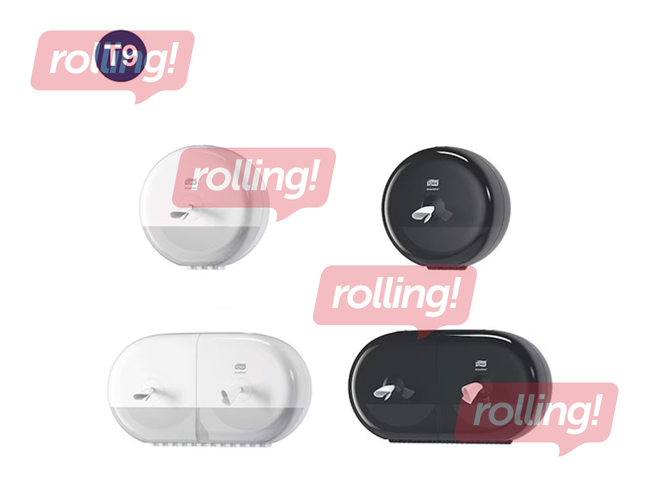 Toilet paper Tork SmartOne Mini T9, 2 layers, white,12 rolls