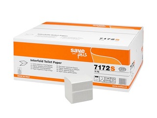 Туалетная бумага Celtex Save Plus, 2 слоя, смешанные волокна, белая, 40 упаковок