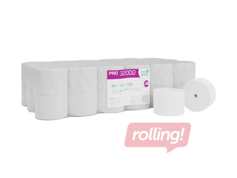 Tualetes papīrs ruļļos Tubeless Mini Duo PRO, 2 kārtas, 36 ruļļi
