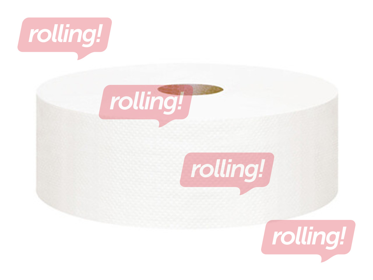 Tualettpaber Cleanline Jumbo, 2-kihiline, valge, 150m, 16 rulli