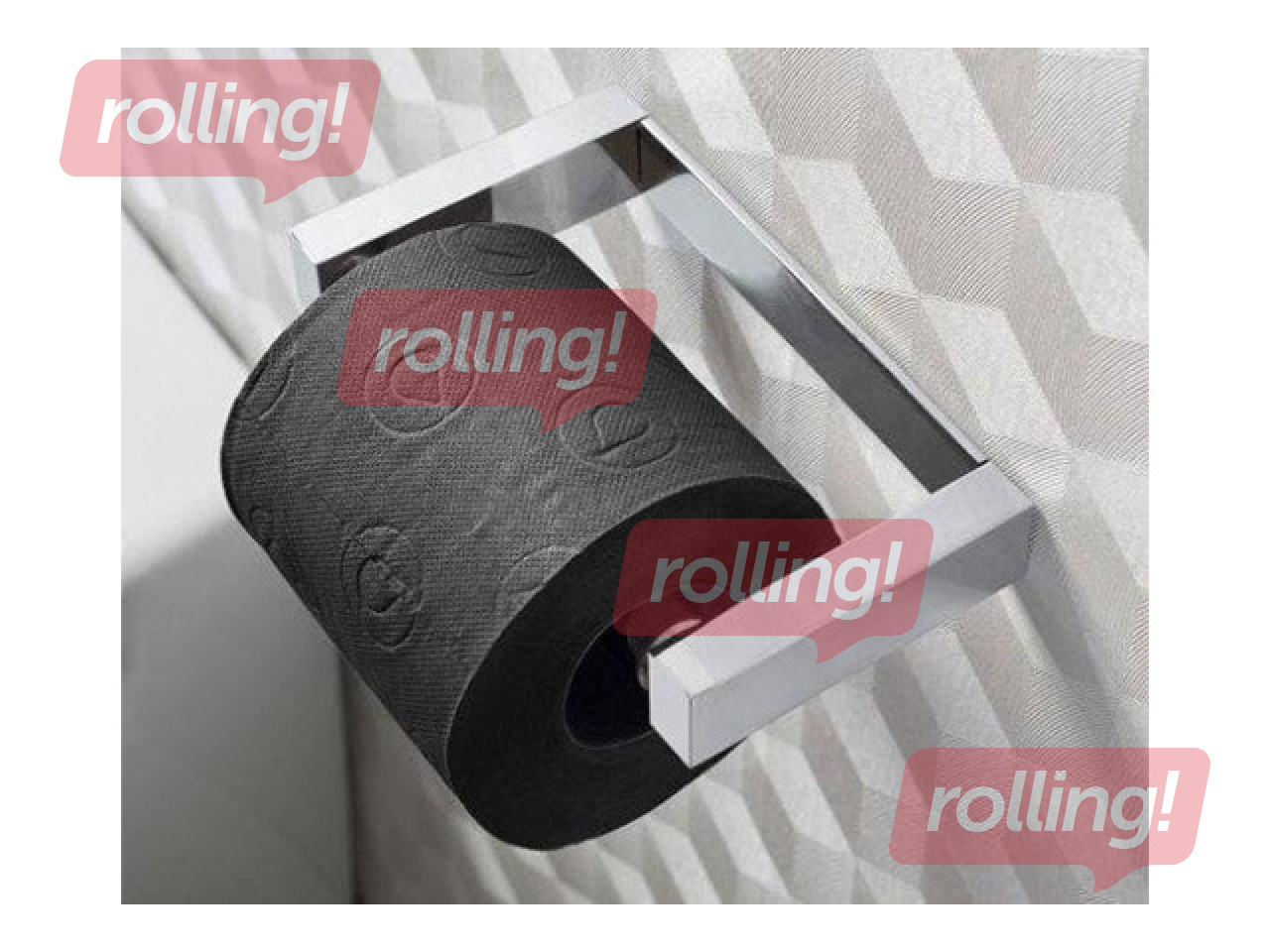 Toilet paper Renova, 6 rolls, 3 layers, black