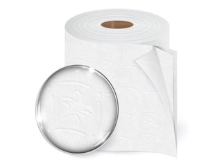 Toilet paper Amoos, T4, 18 rolls, 3 layers, white