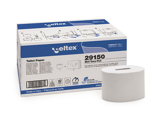 Tualettpaber CELTEX Easy Pull Centerfeed 150, valge, 2-kihiline, 12tk