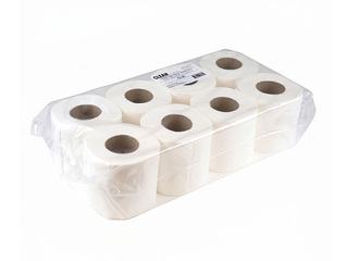 Toilet paper rolls Cleanline, 3-ply, white, 17m, 8 rolls