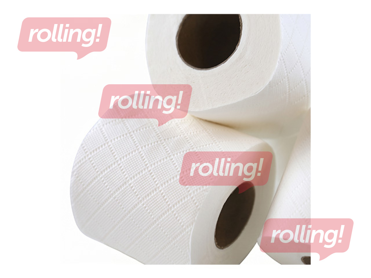 Tualetes papīrs ruļļos Cleanline, 3 slāņi, balts, 17m, 8 ruļļi