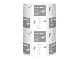 Paper Towels Katrin Plus S Coreless, 12 rolls, 1 layer, white