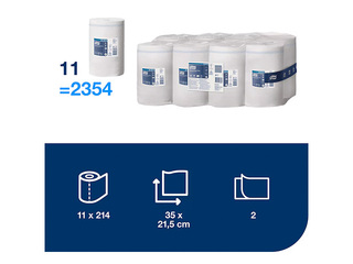 Paper towels Tork Advanced Mini, M1, 2-ply, 75m, 11 rolls