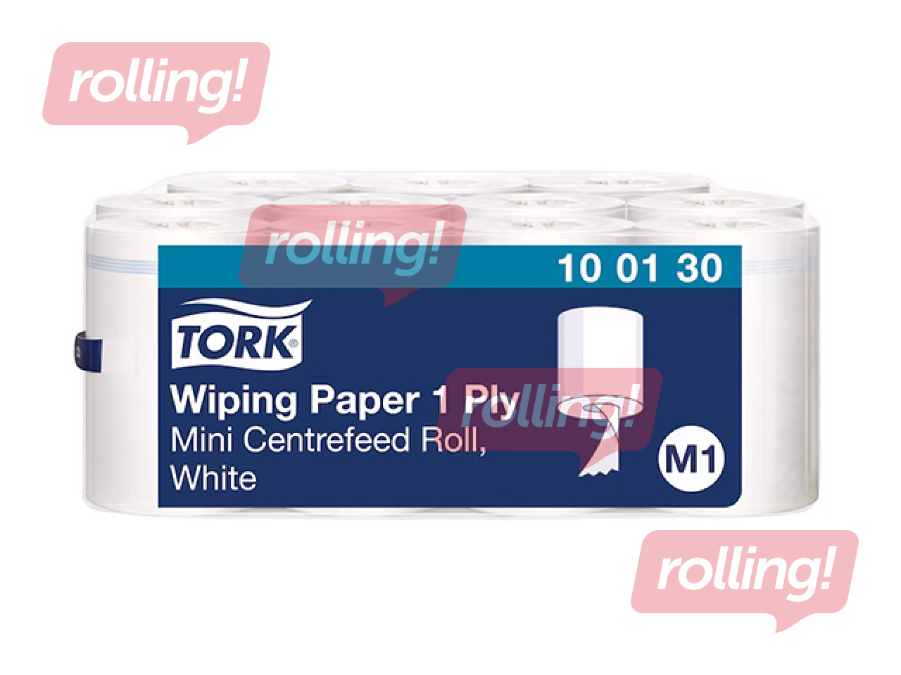 Papīra dvieļi Tork Advanced Mini, M1, 1 slānis, 120m, 11 ruļļi +AKCIJA Pērc Tork papīra dvieļus u