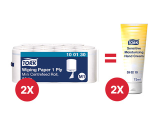 Papīra dvieļi Tork Advanced Mini, M1, 1 slānis, 120m, 11 ruļļi +AKCIJA Pērc Tork papīra dvieļus u