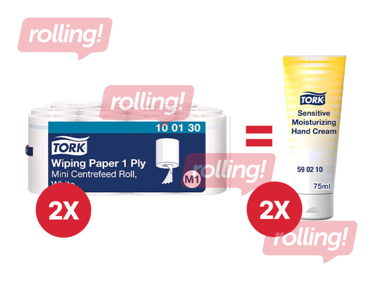 Papīra dvieļi Tork Advanced Mini, M1, 1 slānis, 120m, 11 ruļļi +AKCIJA Pērc Tork papīra dvieļus u