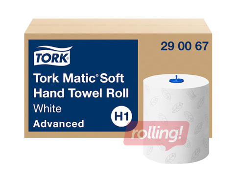 Papīra dvieļi Tork Advanced, H1, 2 slāņi, 150m, 6 ruļļi