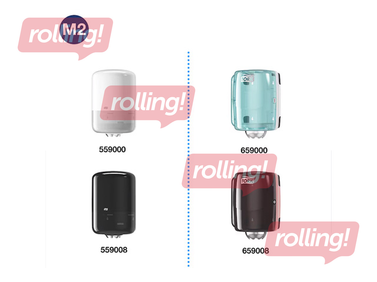 Papīra dvieļi Tork Advanced, M2, 1 slānis, 165m, 6 ruļļi +AKCIJA Pērc Tork papīra dvieļus un saņe