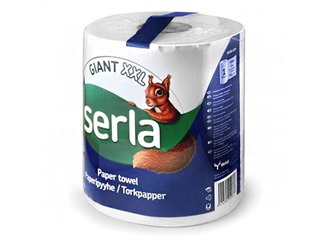 Paberrätik rullis Searla Giant XXL, 2 kihti, valge