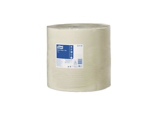 Индустриальная бумага Tork Basic W1, 1 рулон, 1-слойная, желтая