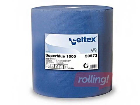 Industrial paper Celtex Superblue 360m, 3 klayers, blue, 1 roll