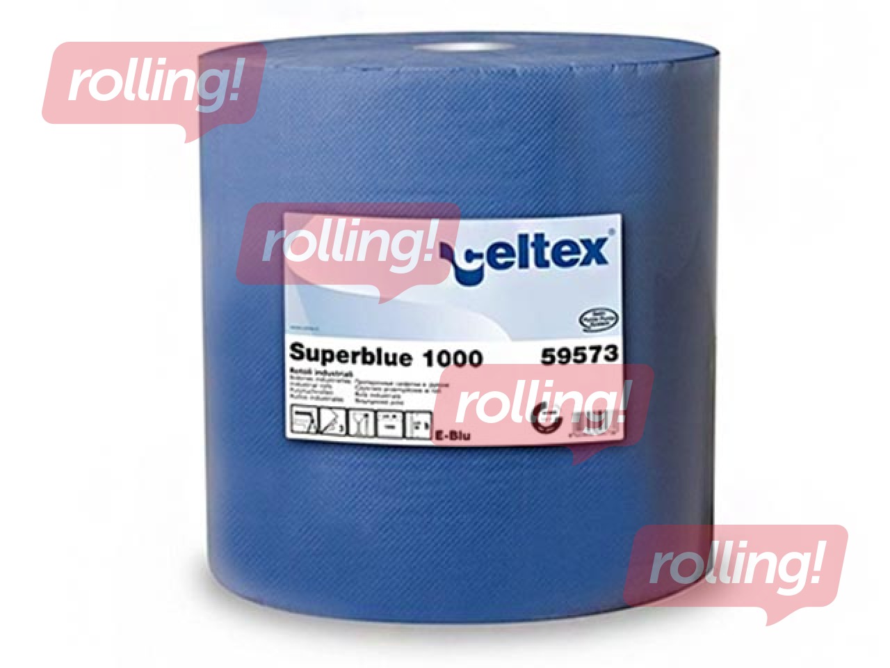 Tööstuslik paber  Celtex Superblue 360m, 3 kihti, sinist värvi, 1 rull