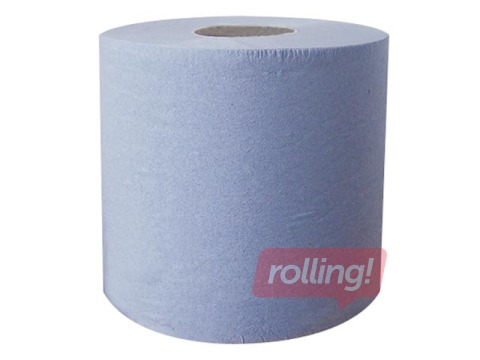Industriālais papīrs Premium, 3 kārtas, zils, 380m, 1 rullis