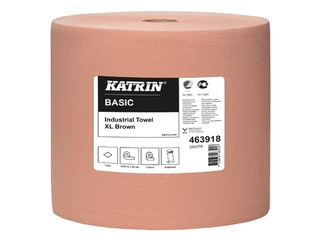 Industrial paper Katrin Basic XL, 1 roll, 1 layer, brown