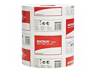 Бумажные полотенца Katrin Classic M2, 6 рулонов, 2 слоя, белый