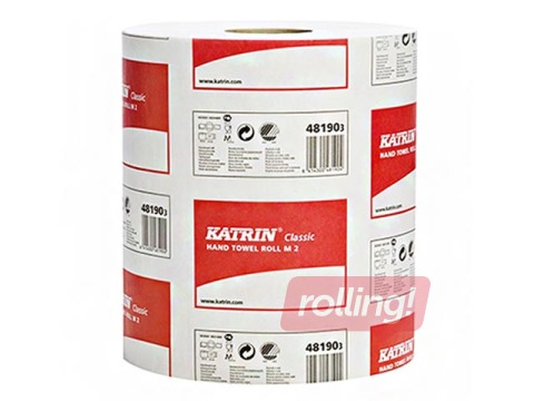 Papīra dvieļi Katrin Classic, M2, 2 slāņi, 152m, 6 ruļļi