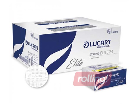 Paper towels sheets LUCART STRONG Z4, 1 pack, 4 layers, white