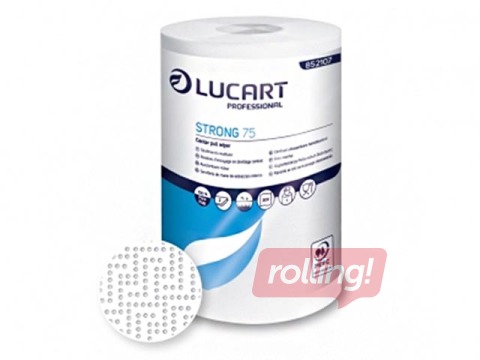 Papīra dvieļi Lucart Strong 75 ar izņemamu serdi, 2 slāņi, 75m, 1 rullis