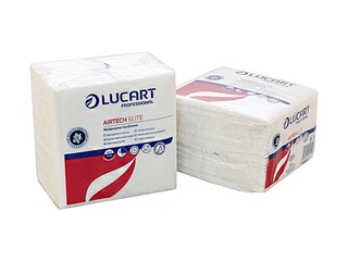 Papīra dvieļi Lucart Airtech Elite, īpaši izturīgi, bezplūksnu, neausti, 50g, 45 loksnes, 1 paciņa