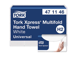 Paper towels Tork Xpress Multifold H2, 2 layers, white, 20 packs