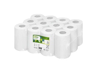 Бумажные полотенца Satino Comfort, 68м, 12 рулонов, 2 слоя, белые