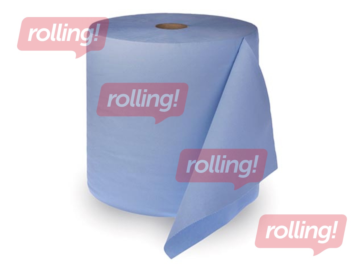 Industriālais papīrs Multicel, 1000 loksnes, 2 slāņi, zils, 680m, 2 ruļļi