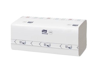Papīra dvieļi Tork Universal PeakServe Continuous, H5, balti, 1 slānis, 410 loksnes, 12 paciņas
