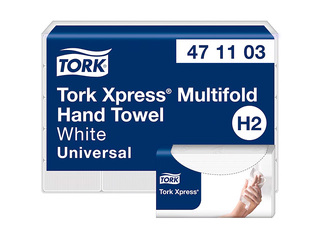 Paper towels Tork Xpress Z-fold H2, 1 pack, 190 sheets, 2 layers, grey