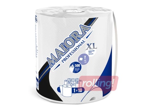 Papīra dvieļi Celtex Maiora, 2 slāņi, balti, 99m, 1 rullis