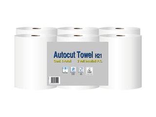 Hand towels Autocut, 6 rolls, 2 layers, 130 m, white