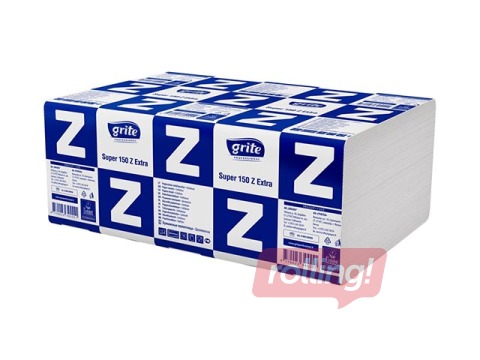 Hand Wipes Grite, Super 150 Z Extra, H2, white, 2 layers, 21x150 pcs.