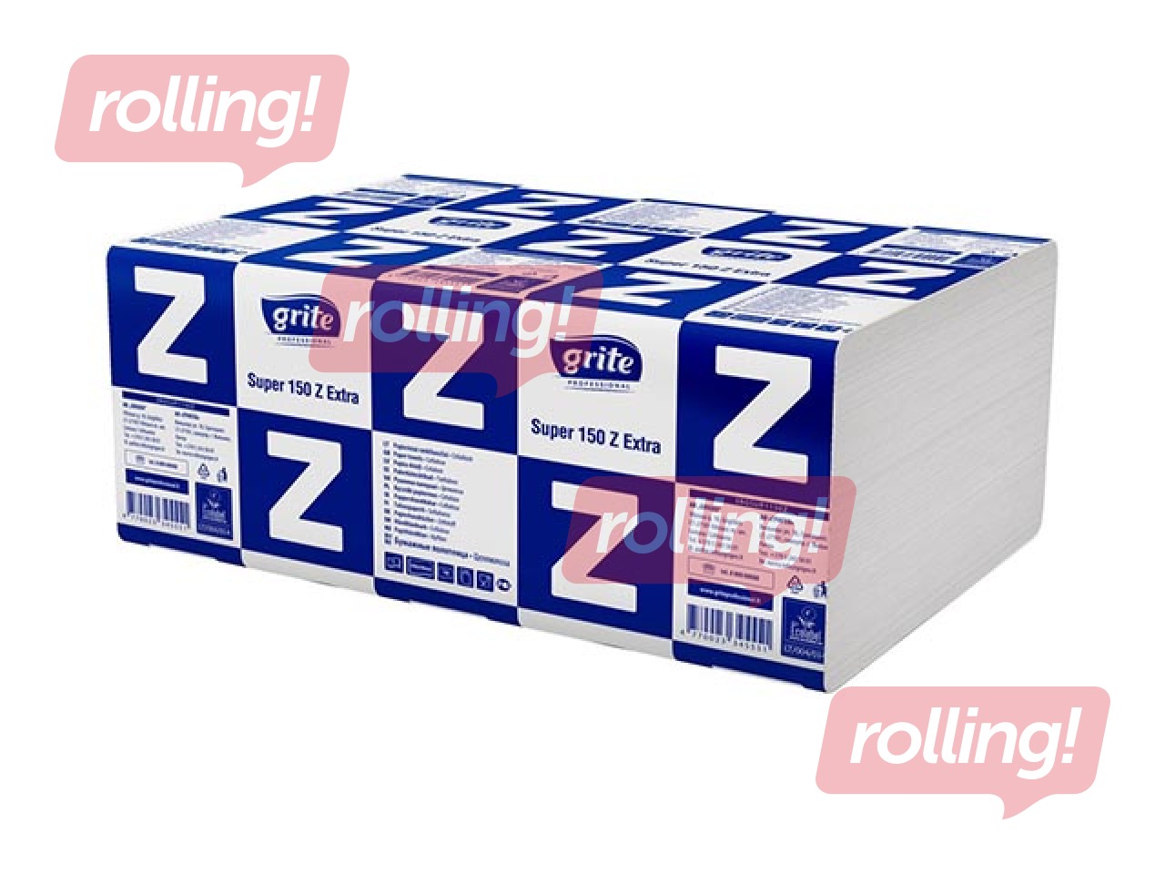 Hand Wipes Grite, Super 150 Z Extra, H2, white, 2 layers, 21x150 pcs.