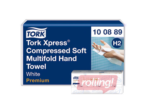 Paper towels Tork Xpress Premium H2, 12 packs, 2 ply, white