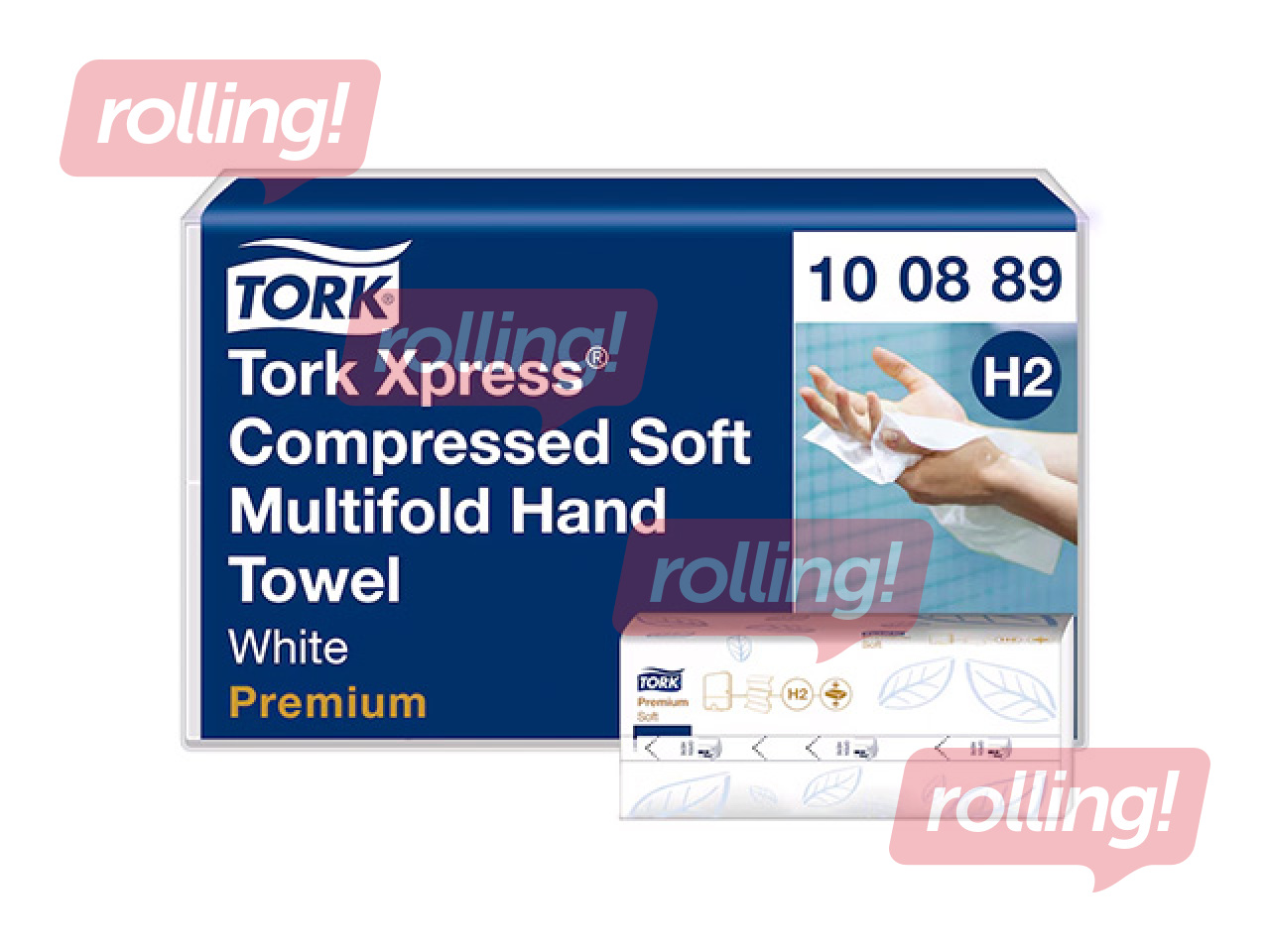 Paper towels Tork Xpress Premium H2, 12 packs, 2 ply, white