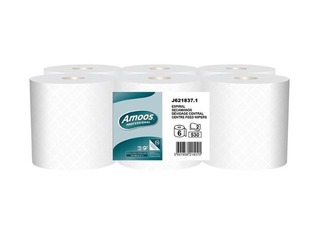 Бумажные полотенца в рулонах Amoos Profesional, M2, 2 слоя, 6 рулонов, 144м