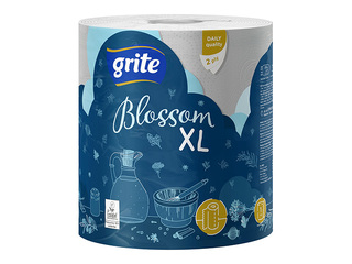 Бумажное полотенце Grite, Blossom XL, 2 слоя, 1 рулон