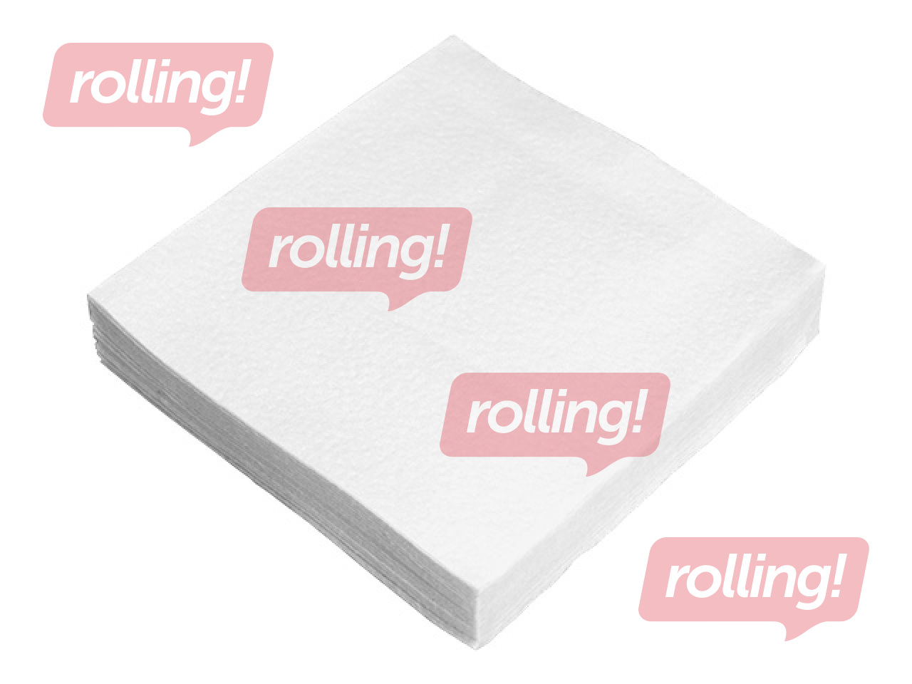 Salvetes Lenek, 33x33cm, 1 slānis, baltas, 100 gab.